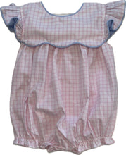 Load image into Gallery viewer, Pink Plaid Bow Back Bubble