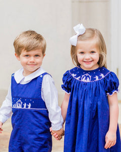 Oh Holy Night! Smocked Nativity Bishop