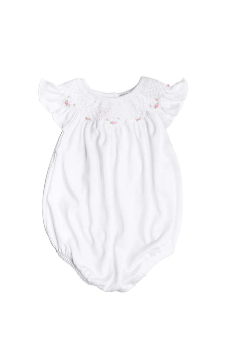 Rose Smocked Baby Bubble