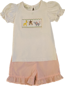 Let's Go to the Zoo Girl's Shirt / Short Set